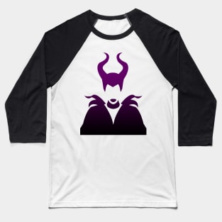 Maleficent Ombre / Purple and Black Baseball T-Shirt